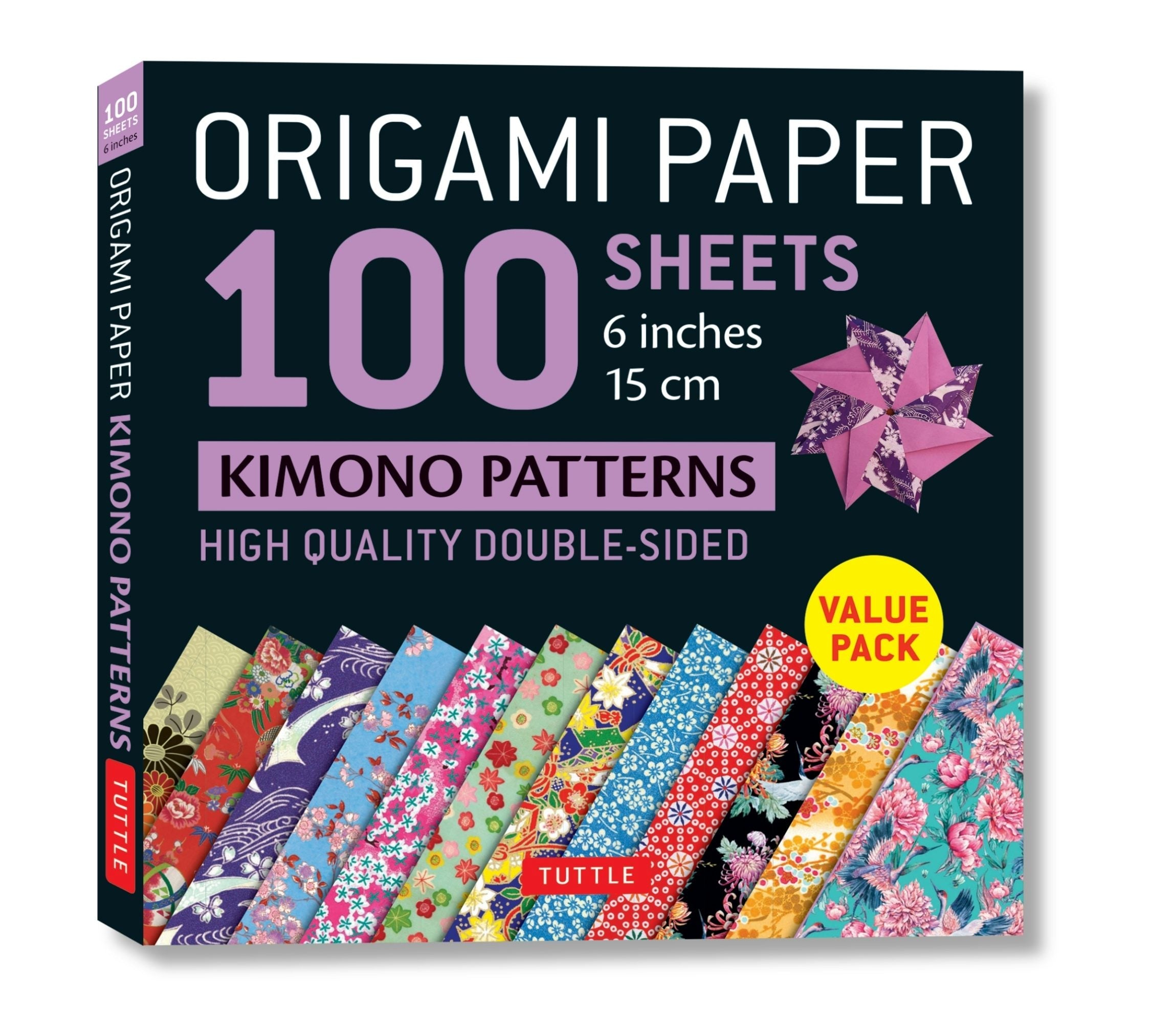 Book cover image for Origami Paper 100 sheets Kimono Patterns 6" (15 cm) ISBN: 9780804852357